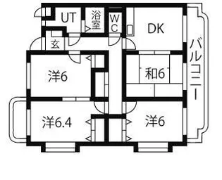 ユーミーサンライズ【2階】の間取り