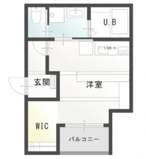 the alpha prime倉吉駅前【2階】の間取り