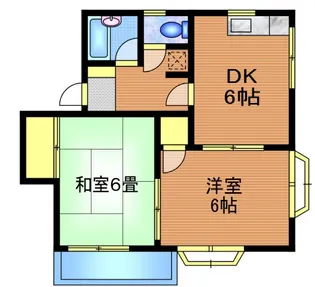 オレンジコート【2階】の間取り