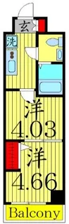 アーバハイツ六町2号館【3階】の間取り