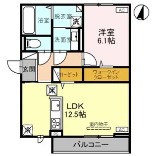 新潟県新潟市中央区女池3【アパート】の間取り