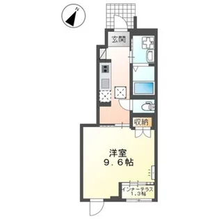 岡山県岡山市中区円山【アパート】の間取り