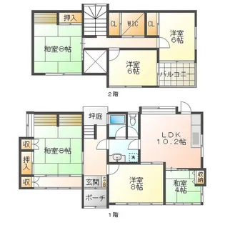 三重県津市江戸橋1【一戸建】の間取り