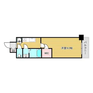 アーデンタワー靭公園【10階】の間取り