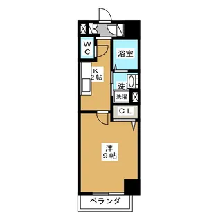 クレド御成通【2階】の間取り