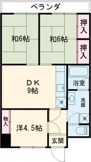 延命寺マンション【1階】の間取り