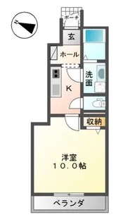 グリーンハイツ【1階】の間取り