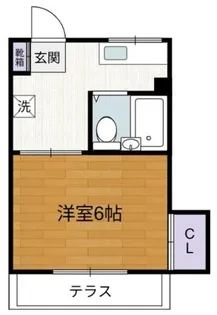 サクラビア関【1階】の間取り