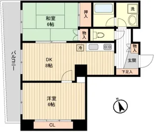 埼玉県さいたま市大宮区吉敷町4【マンション】の間取り