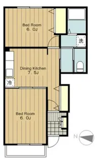 サンリットヴィラIV【2階】の間取り