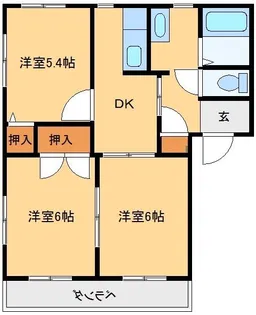 ラフィーネ【1階】の間取り