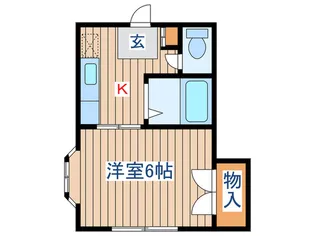 リヴィエールおたまや【3階】の間取り