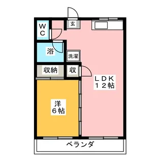 サンライフ21【1階】の間取り