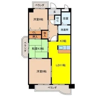 BIO MASAKI【3階】の間取り