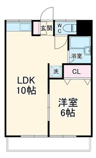 ハイツスズキ【2階】の間取り