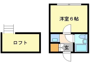 1Kの間取り画像
