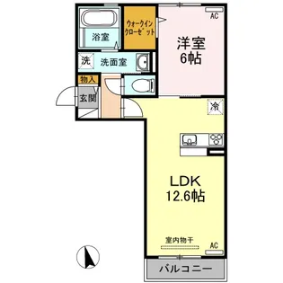 マハナ【1階】の間取り