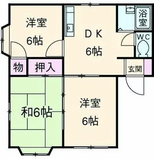 嵐山リバーサイド2【2階】の間取り