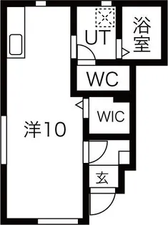 ル・メイユール尼沼B棟【1階】の間取り