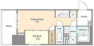 神奈川県横浜市鶴見区鶴見中央5【マンション】の間取り