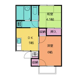 ラポール加嶋A棟【2階】の間取り