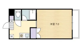 岡山県岡山市北区津島笹が瀬【マンション】の間取り