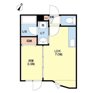 アークコート水車町【2階】の間取り