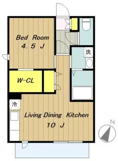 神奈川県相模原市緑区二本松3【アパート】の間取り