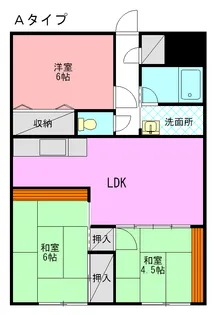グレイス旭台【3階】の間取り
