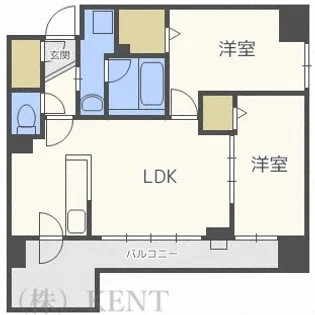 MODENA表参道【11階】の間取り