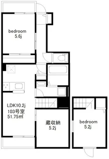 AVANCE大倉山【1階】の間取り