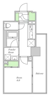セルン新町【11階】の間取り