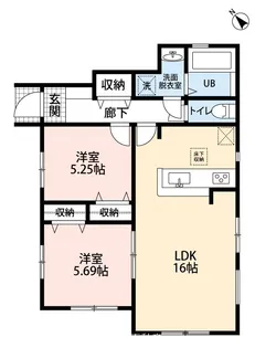 前橋市アパート【1階】の間取り