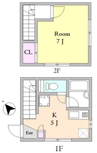 カーサK-2【1階】の間取り