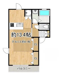 仮称)住吉町3丁目アパート【2階】の間取り