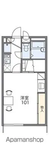 レオパレスウイロウ【1階】の間取り