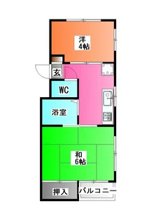 東京都北区王子2【マンション】の間取り