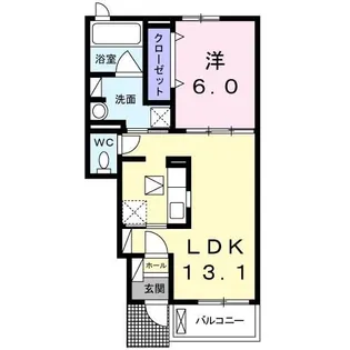 プルメリア【1階】の間取り