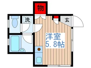 ショコラ野方【1階】の間取り