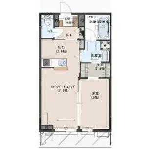 マルベリーコート【2階】の間取り