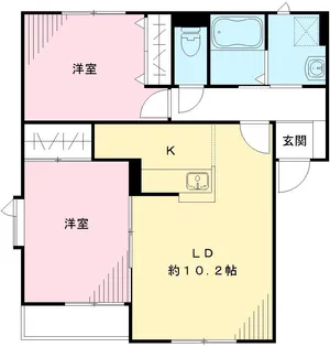 サンガーデン花水木 C【2階】の間取り