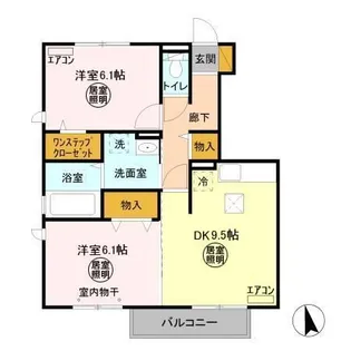 パークドプランタン G【1階】の間取り