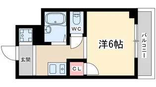 グランメール【5階】の間取り