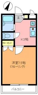 東京都練馬区田柄4【アパート】の間取り