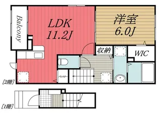千葉県市原市姉崎西2【アパート】の間取り