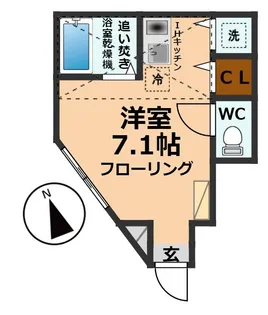 HT・アムール浜田山【1階】の間取り