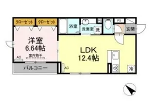 セレスティア荒川【3階】の間取り