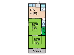 FP山下【4階】の間取り