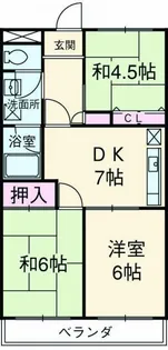 アミカル高橋【4階】の間取り