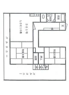東京都渋谷区幡ヶ谷3【マンション】の間取り